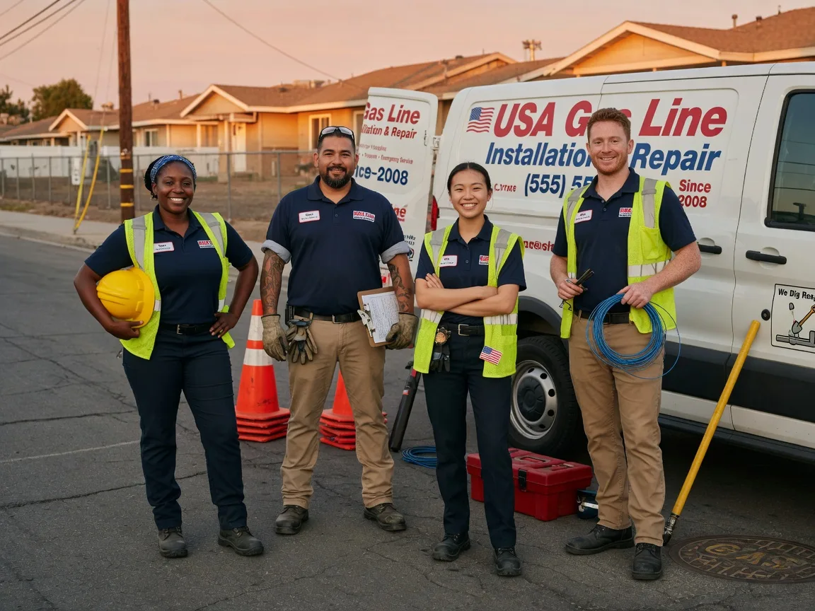 Gas Line Installation company in Rhodes, IA